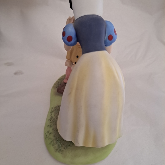 Disney Snow White kissing Dopey Large bisque figurine Excellent - Picture 5 of 6